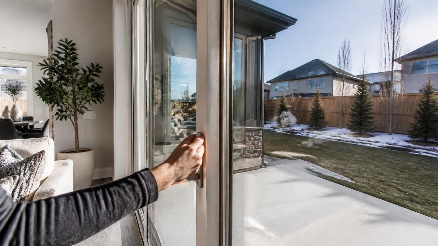 patio door damaged