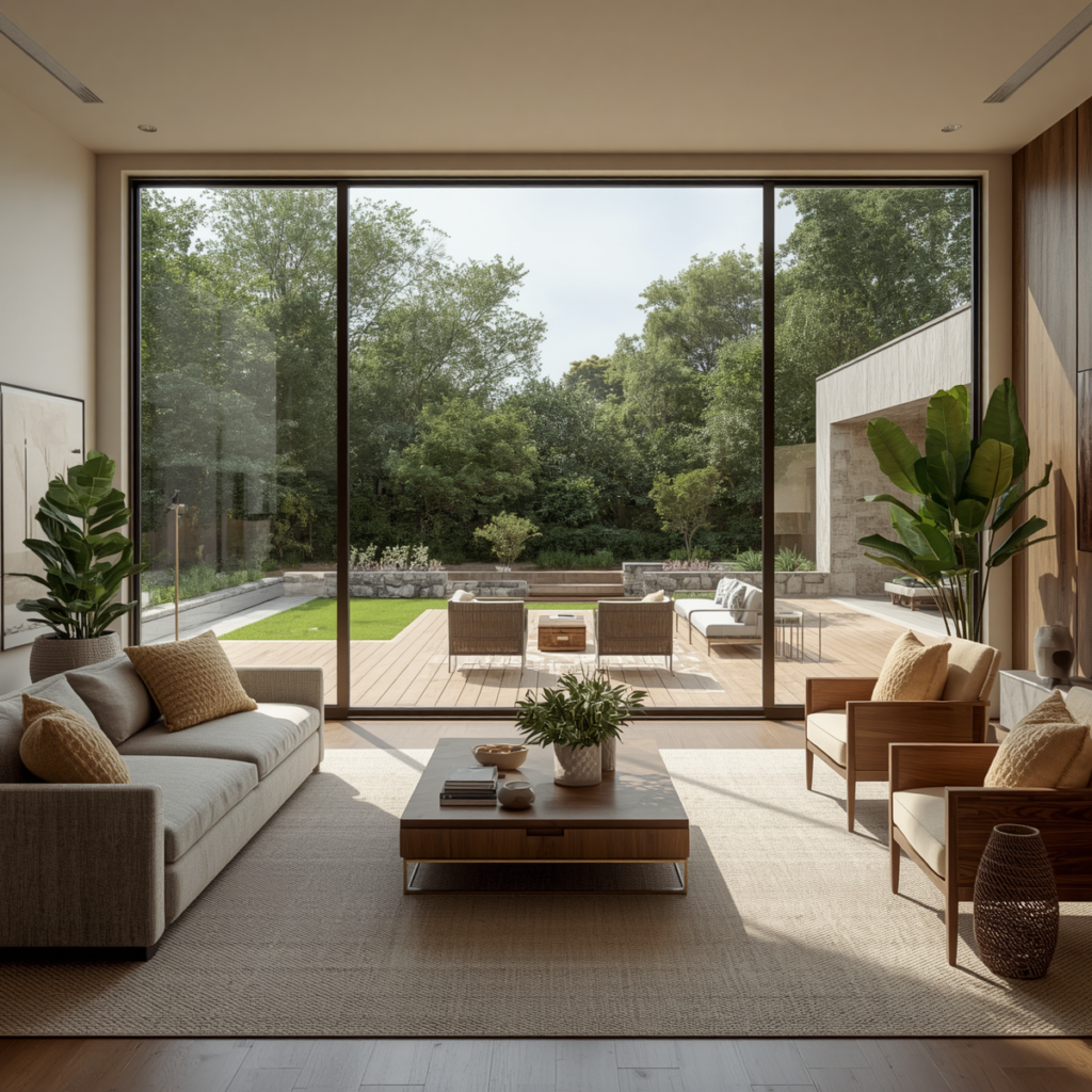 modern patio door