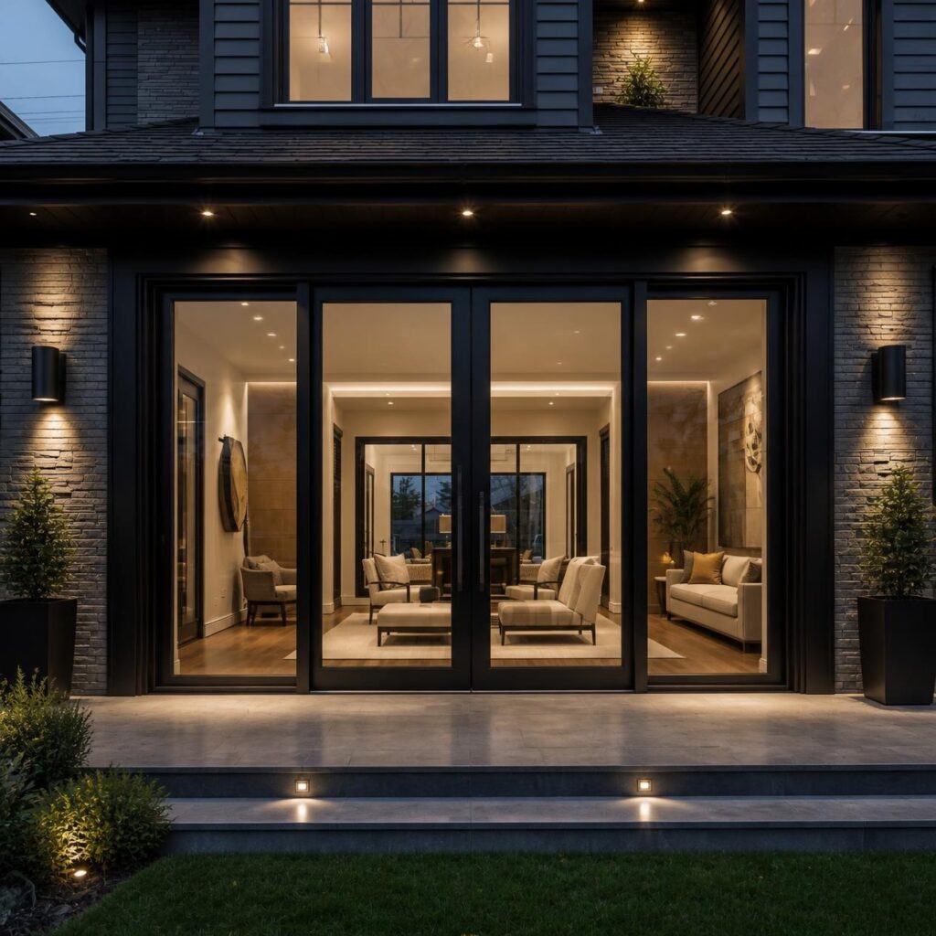 patio door elevating the ambience