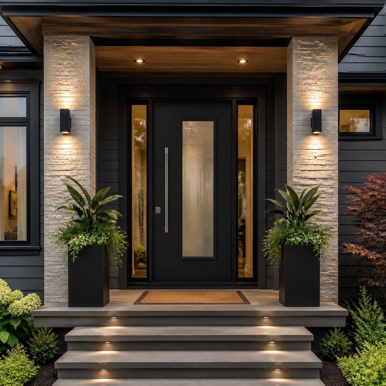 entry door with sidelites