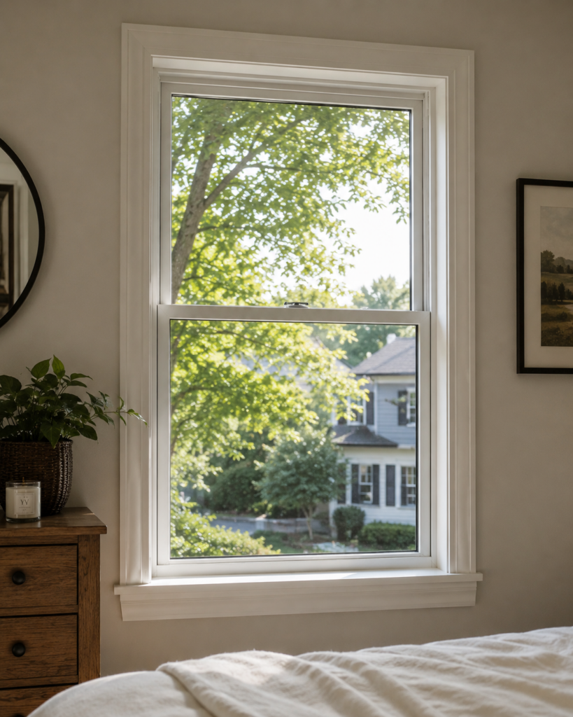 single hung window